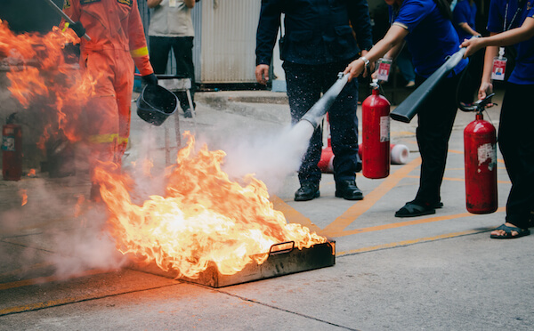 Fire extinguisher training for businesses